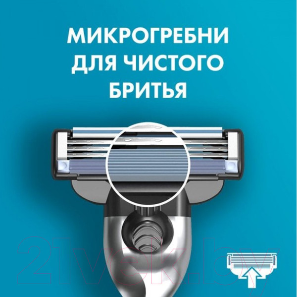 Изображение товара Бритвенный станок Gillette Mach3 (+ 4 кассеты)