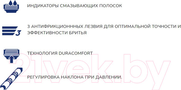 Изображение товара Бритвенный станок Gillette Mach3 (+ 4 кассеты)