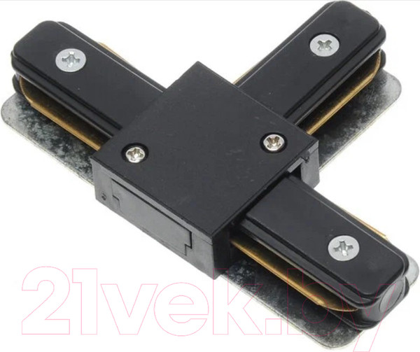 Изображение товара Коннектор для шинопровода JAZZway PTR/R CT-BL / 5031890 (черный)