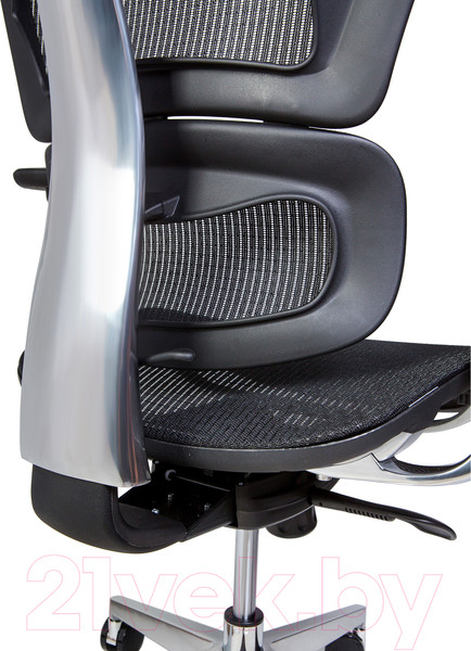 Изображение товара Кресло офисное Norden Hero Black / YS-0810H-T(E+E) (черный пластик/черная ткань)