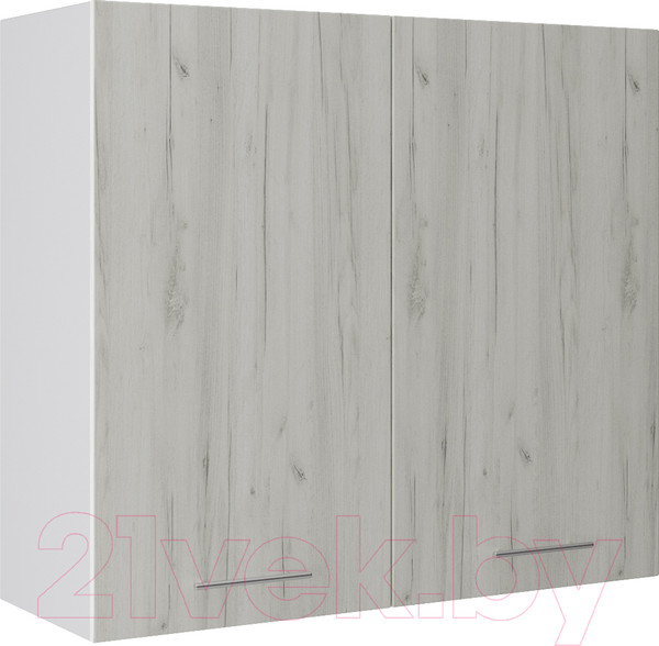 Изображение товара Шкаф навесной для кухни Артём-Мебель 800мм СН-114.29 (ДСП дуб крафт белый)