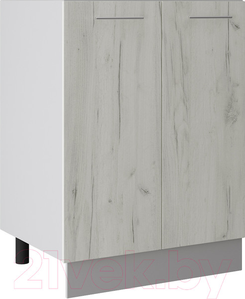 Изображение товара Шкаф под мойку Артём-Мебель 600мм СН-114.21 (ДСП дуб крафт белый)