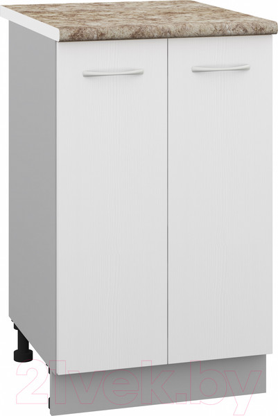 Изображение товара Шкаф-стол кухонный Кортекс-мебель Корнелия Лира НШ50р (белый/мадрид)