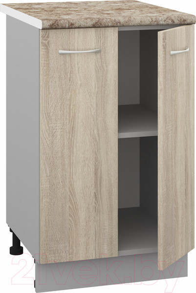 Изображение товара Шкаф-стол кухонный Кортекс-мебель Корнелия Лира НШ50р (дуб сонома/мадрид)