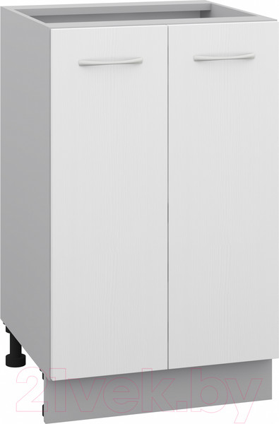 Изображение товара Шкаф-стол кухонный Кортекс-мебель Корнелия Лира НШ50р без столешницы (белый)