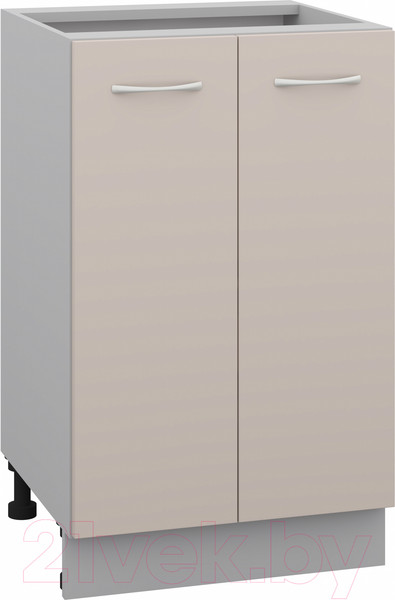 Изображение товара Шкаф-стол кухонный Кортекс-мебель Корнелия Лира НШ50р без столешницы (капучино)
