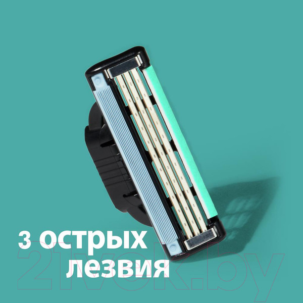 Изображение товара Бритвенный станок Gillette Mach3  (+ 3 кассеты)