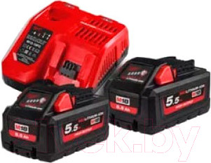 Изображение товара Набор аккумуляторов для электроинструмента Milwaukee M18 HNRG-552 / 4933464713