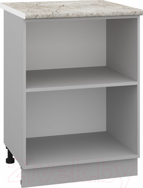 Изображение товара Шкаф-стол кухонный Кортекс-мебель Корнелия Лира НШ60р (белый/марсель)