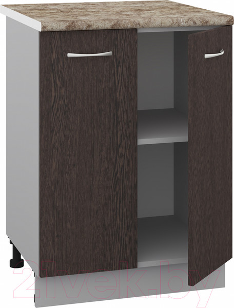 Изображение товара Шкаф-стол кухонный Кортекс-мебель Корнелия Лира НШ60р (венге/мадрид)
