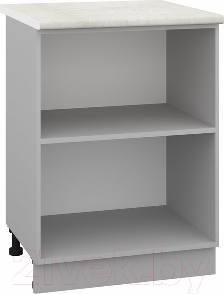 Изображение товара Шкаф-стол кухонный Кортекс-мебель Корнелия Лира НШ60р (дуб сонома/королевский опал)