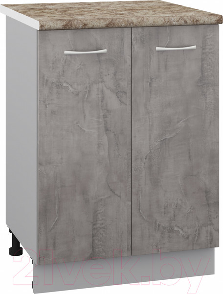 Изображение товара Шкаф-стол кухонный Кортекс-мебель Корнелия Лира НШ60р (оникс/мадрид)