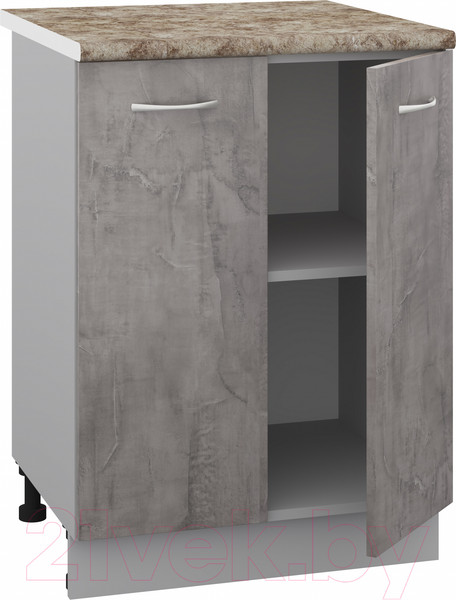 Изображение товара Шкаф-стол кухонный Кортекс-мебель Корнелия Лира НШ60р (оникс/мадрид)