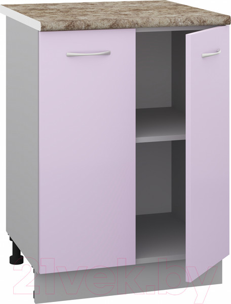 Изображение товара Шкаф-стол кухонный Кортекс-мебель Корнелия Лира НШ60р (сирень/мадрид)