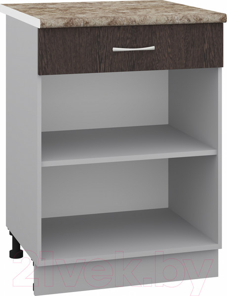 Изображение товара Шкаф-стол кухонный Кортекс-мебель Корнелия Лира НШ60р1ш (венге/мадрид)