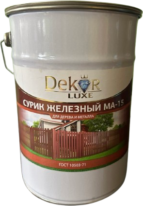 Изображение товара Сурик Dekor Железный МА-15 ГОСТ (6кг)