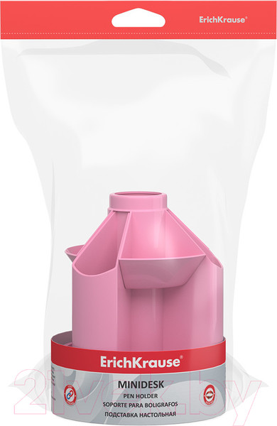 Изображение товара Органайзер настольный Erich Krause Mini Desk Pastel / 51470 (розовый)