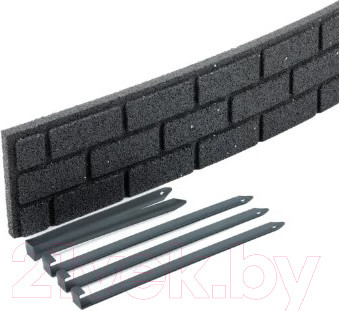 Изображение товара Бордюр садовый Multy Home Bricks EU5000164-6 (6шт, серый)