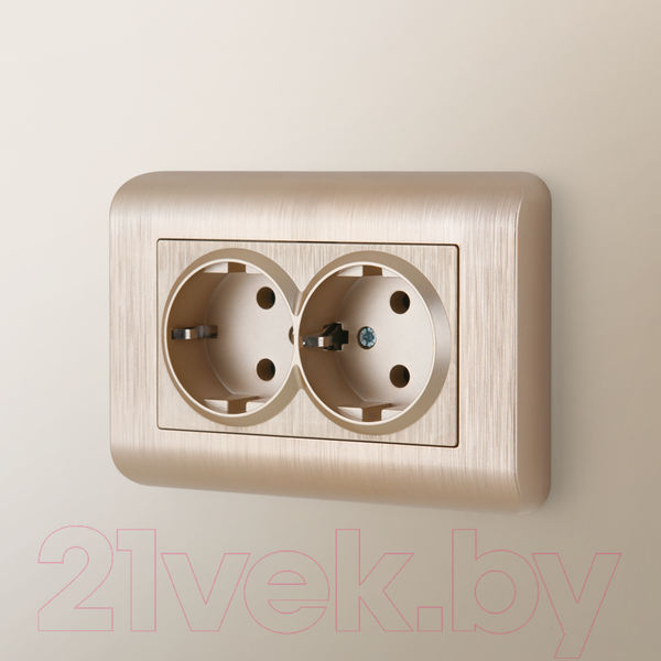 Изображение товара Рамка для выключателей и розеток Werkel W0082111 / a051273 (шампань)