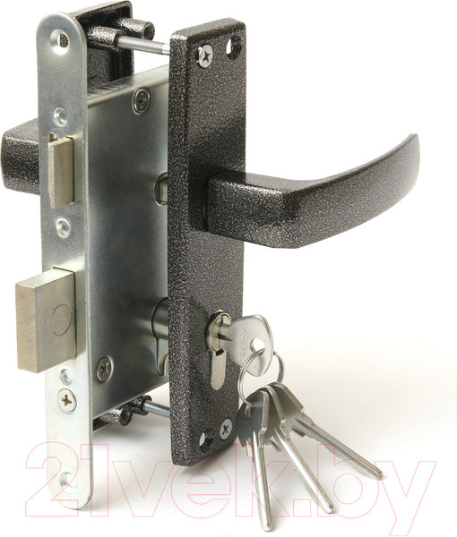 Изображение товара Замок врезной Зенит ЗВ4-3.04 (серебристый)