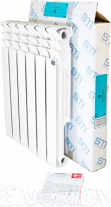 Изображение товара Радиатор алюминиевый STI 500/80 (6 секций)