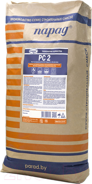 Изображение товара Смесь для ремонта бетона Парад РМм II Конструкционный ПЦ-К3-АП РС 2 (25кг)