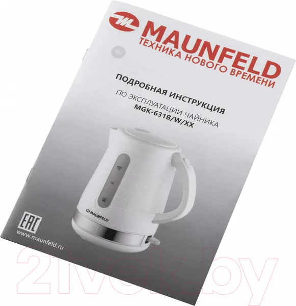 Изображение товара Электрочайник Maunfeld MGK-631W