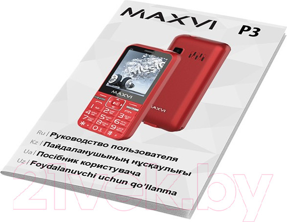 Изображение товара Мобильный телефон Maxvi P3 (синий)