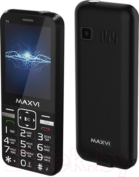 Изображение товара Мобильный телефон Maxvi P3 (черный)
