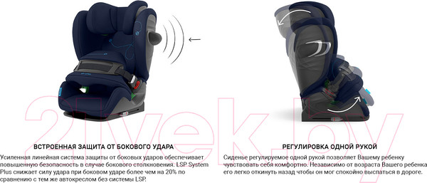 Изображение товара Автокресло Cybex Pallas G I-Size (Moon Black)