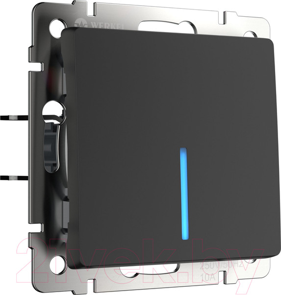 Изображение товара Выключатель Werkel W1110108 / a051599 (черный матовый)