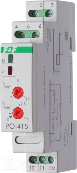 Изображение товара Реле времени Евроавтоматика PO-415 / EA02.001.018
