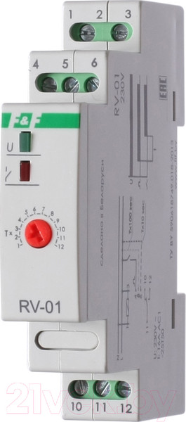 Изображение товара Реле времени Евроавтоматика RV-01 / EA02.001.007
