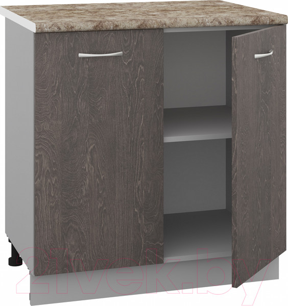 Изображение товара Шкаф-стол кухонный Кортекс-мебель Корнелия Лира НШ80р (береза/мадрид)