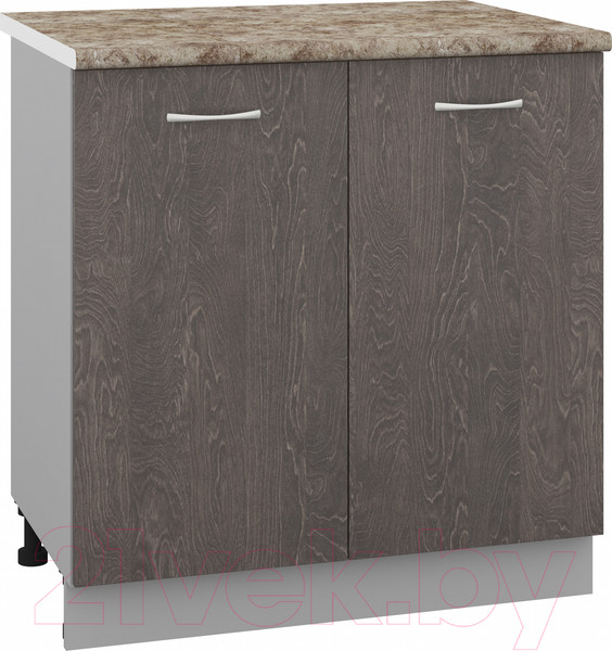 Изображение товара Шкаф-стол кухонный Кортекс-мебель Корнелия Лира НШ80р (береза/мадрид)