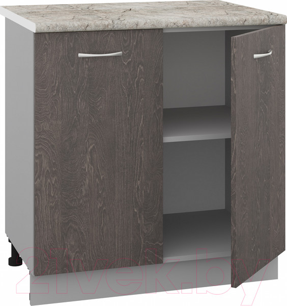 Изображение товара Шкаф-стол кухонный Кортекс-мебель Корнелия Лира НШ80р (береза/марсель)