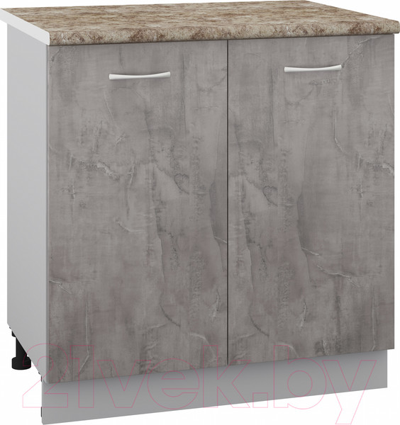 Изображение товара Шкаф-стол кухонный Кортекс-мебель Корнелия Лира НШ80р (оникс/мадрид)