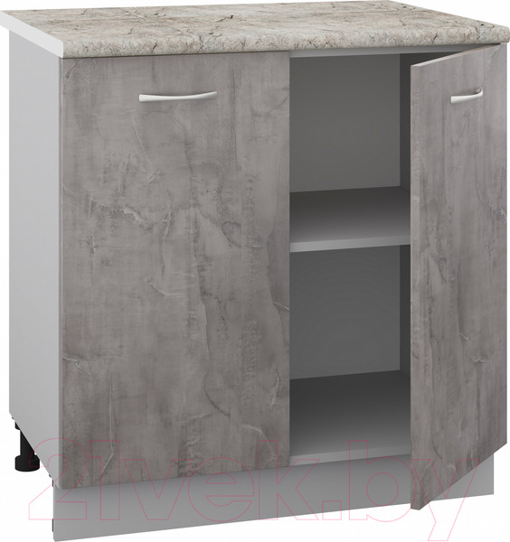 Изображение товара Шкаф-стол кухонный Кортекс-мебель Корнелия Лира НШ80р (оникс/марсель)