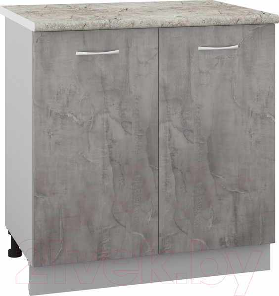 Изображение товара Шкаф-стол кухонный Кортекс-мебель Корнелия Лира НШ80р (оникс/марсель)