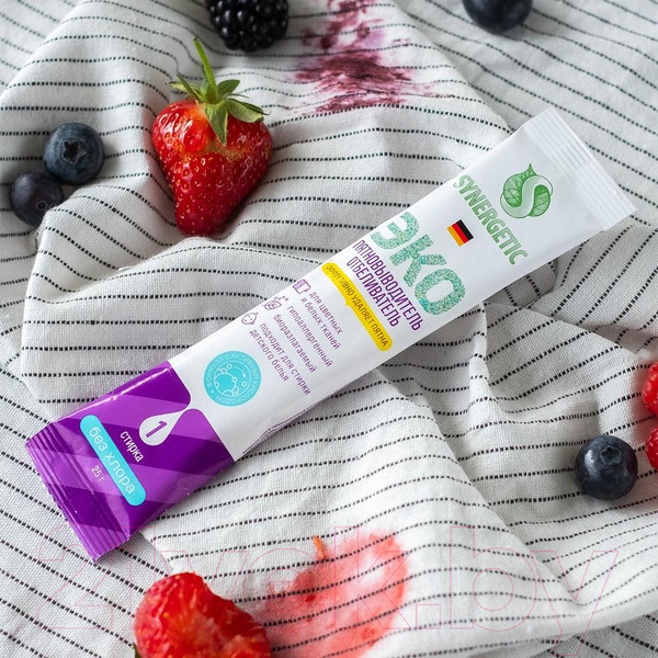 Изображение товара Пятновыводитель Synergetic С активным кислородом. 10 стирок (250г)