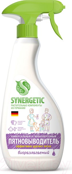 Изображение товара Пятновыводитель Synergetic Для предварительной обработки пятен (0.5л)