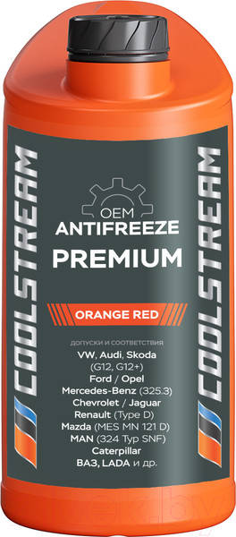 Изображение товара Антифриз CoolStream Premium 40 / CS-010102 (5кг, оранжевый)