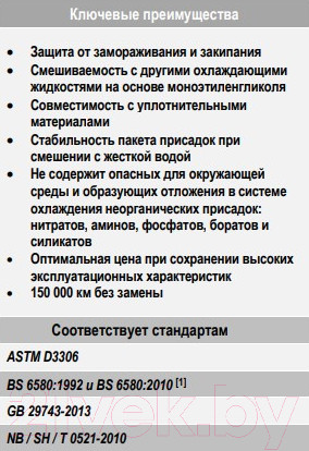 Изображение товара Антифриз CoolStream Standard 40 / CS-010202 (5кг, зеленый)