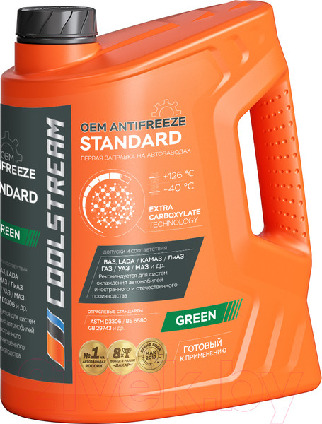 Изображение товара Антифриз CoolStream Standard 40 / CS-010202 (5кг, зеленый)