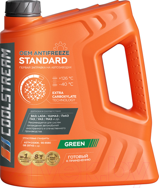 Изображение товара Антифриз CoolStream Standard 40 / CS-010202 (5кг, зеленый)