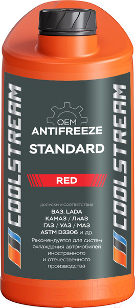 Изображение товара Антифриз CoolStream Standard 40 / CS-010202-RD (5кг, красный)