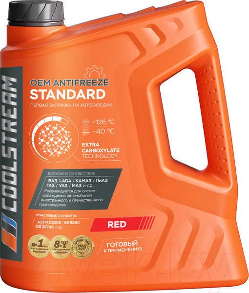 Изображение товара Антифриз CoolStream Standard 40 / CS-010202-RD (5кг, красный)