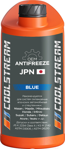 Изображение товара Антифриз CoolStream JPN / CS-011002 (5кг, синий)