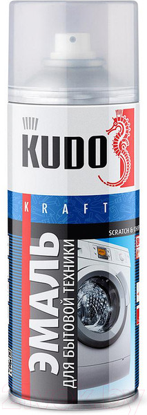 Изображение товара Эмаль Kudo Для бытовой техники / KU-1311 (520мл, белый)