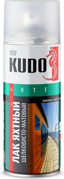 Изображение товара Лак яхтный Kudo Шелковисто-матовый (520мл)